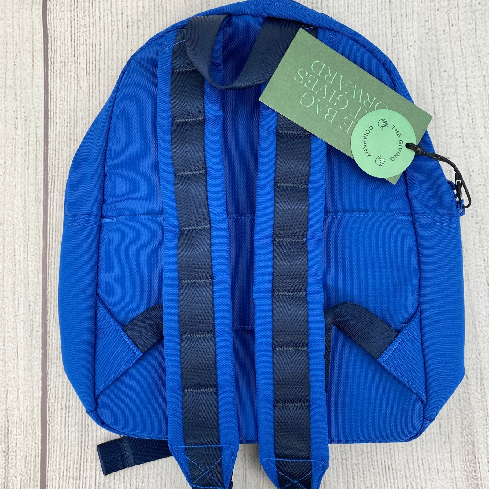 State Kane Kids Mini Travel Backpack Blue Rainbow Poly Canvas Vibrant Colorful — image 2 of 8